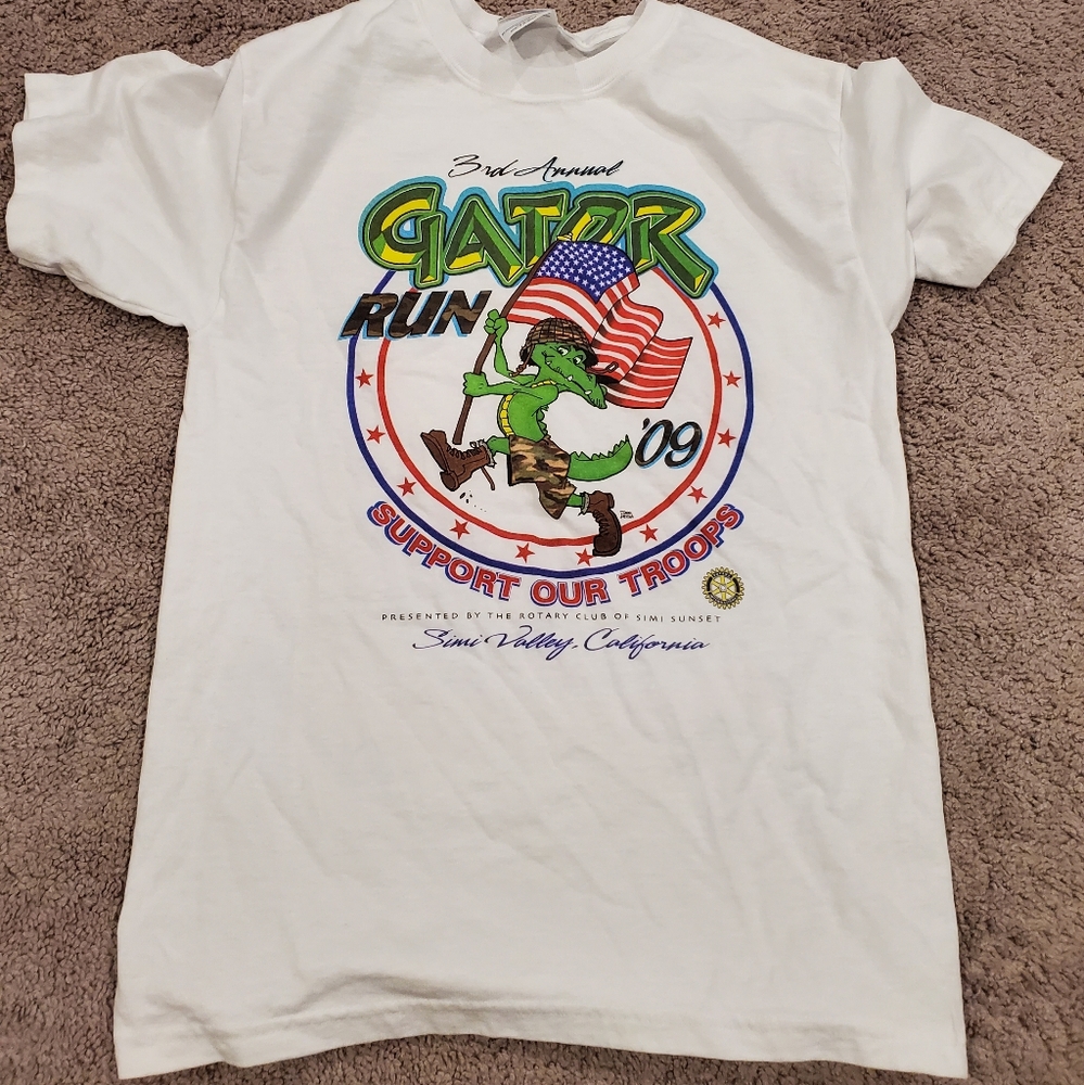 Gator 5k run shirt 2009 vintage